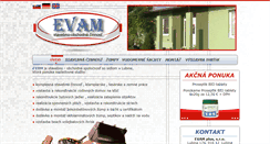 Desktop Screenshot of evam.sk